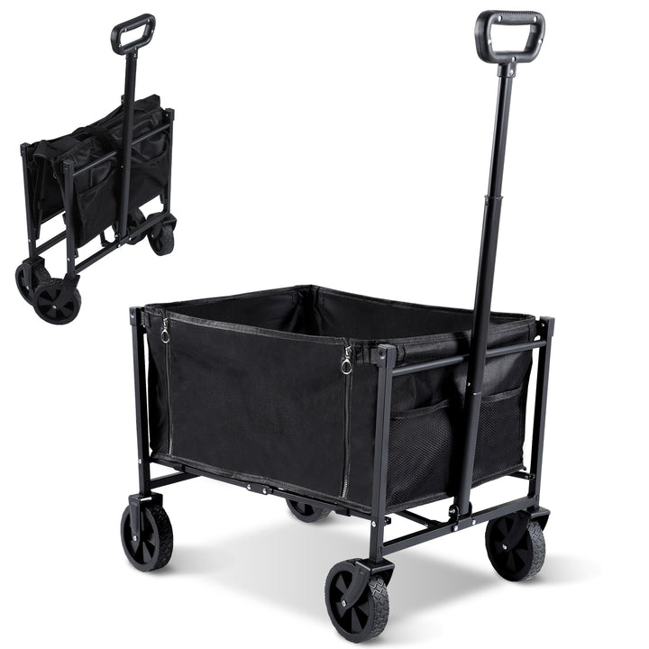 Sonnewelt Faltbar Bollerwagen Transportwagen 60L