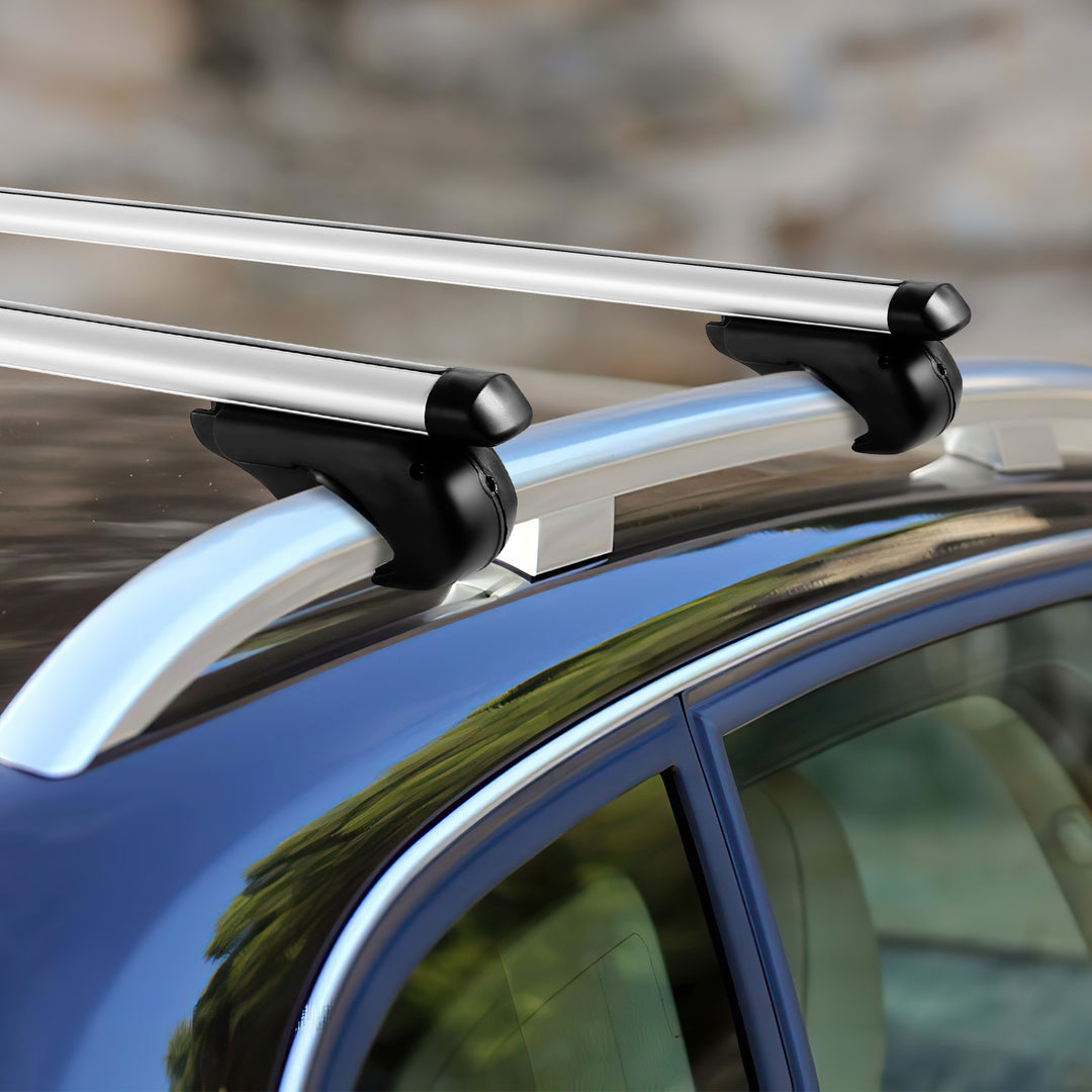 Sonnewelt Roof Rack Railing Rack Universal Aluminum 150kg