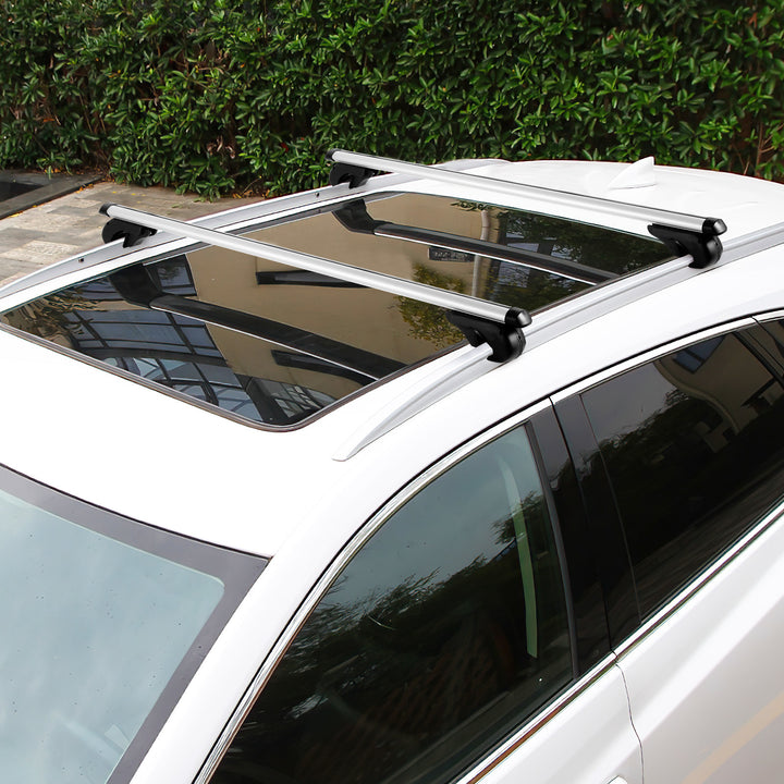 Sonnewelt Roof Rack Railing Rack Universal Aluminum 150kg