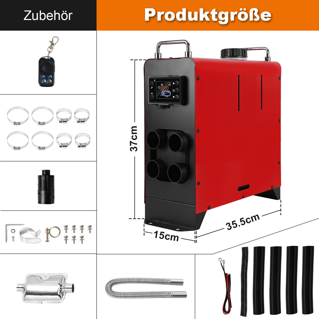 Sonnewelt 12V 8KW Luft Dieselheizung Standheizung Auto mit Bluetooth APP