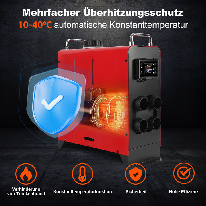 Sonnewelt 12V 8KW Luft Dieselheizung Standheizung Auto mit Bluetooth APP