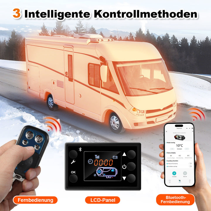 Sonnewelt 12V 8KW Luft Dieselheizung Standheizung Auto mit Bluetooth APP
