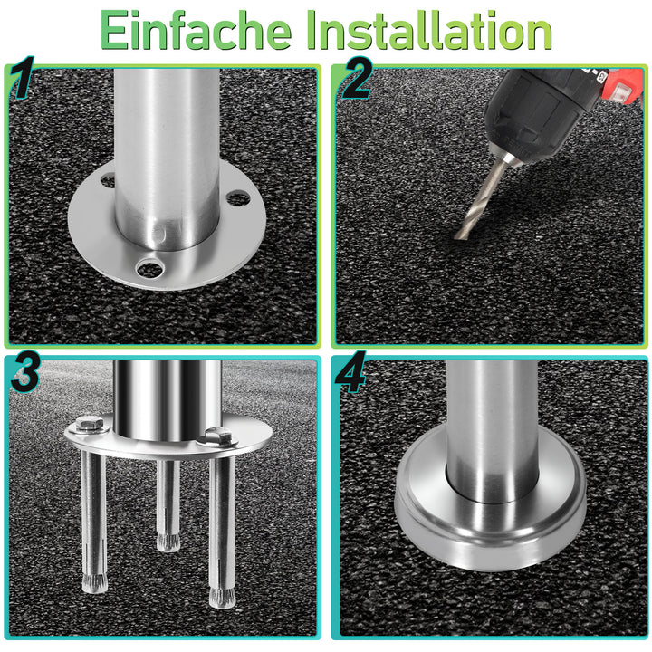 Sonnewelt Edelstahl Handlauf Treppengeländer