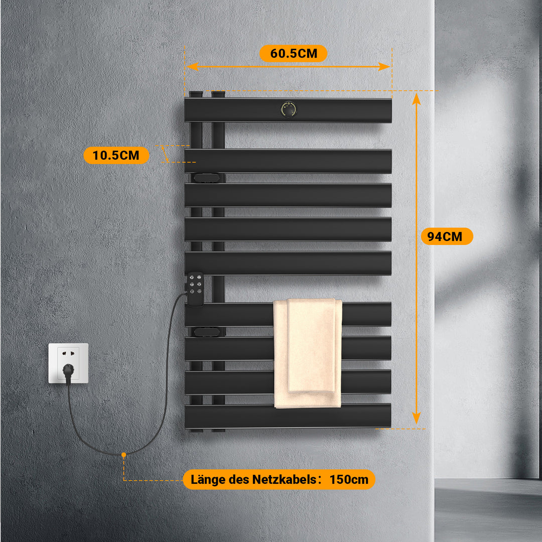 Sonnewelt Elektrisch Handtuchhalter Badheizkörper Wandbehang 425W