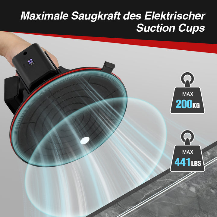Sonnewelt Elektrischer Vakuumheber 8 Zoll Tragkraft 200kg
