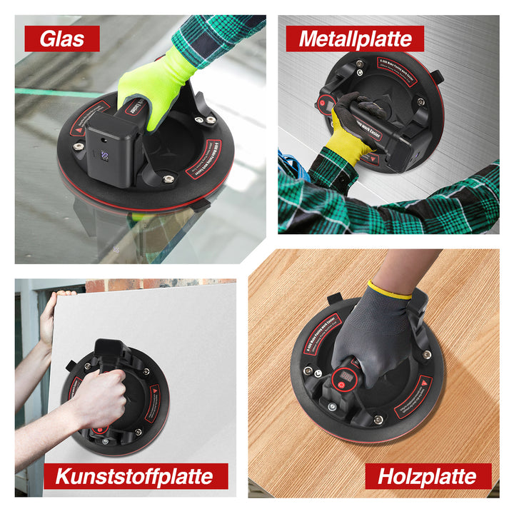 Sonnewelt Elektrischer Vakuumheber 8 Zoll Tragkraft 200kg
