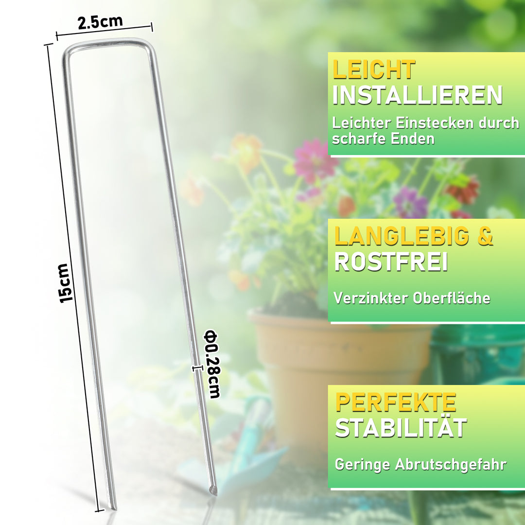 Sonnewelt Ground Anchor Ground Anchor made of Galvanized 50 pieces/100 pieces