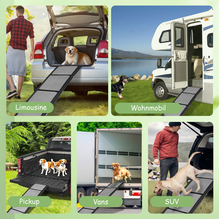 Sonnewelt Faltbar Hundetreppe Hunderampe Haustier Aufstiegshilfe