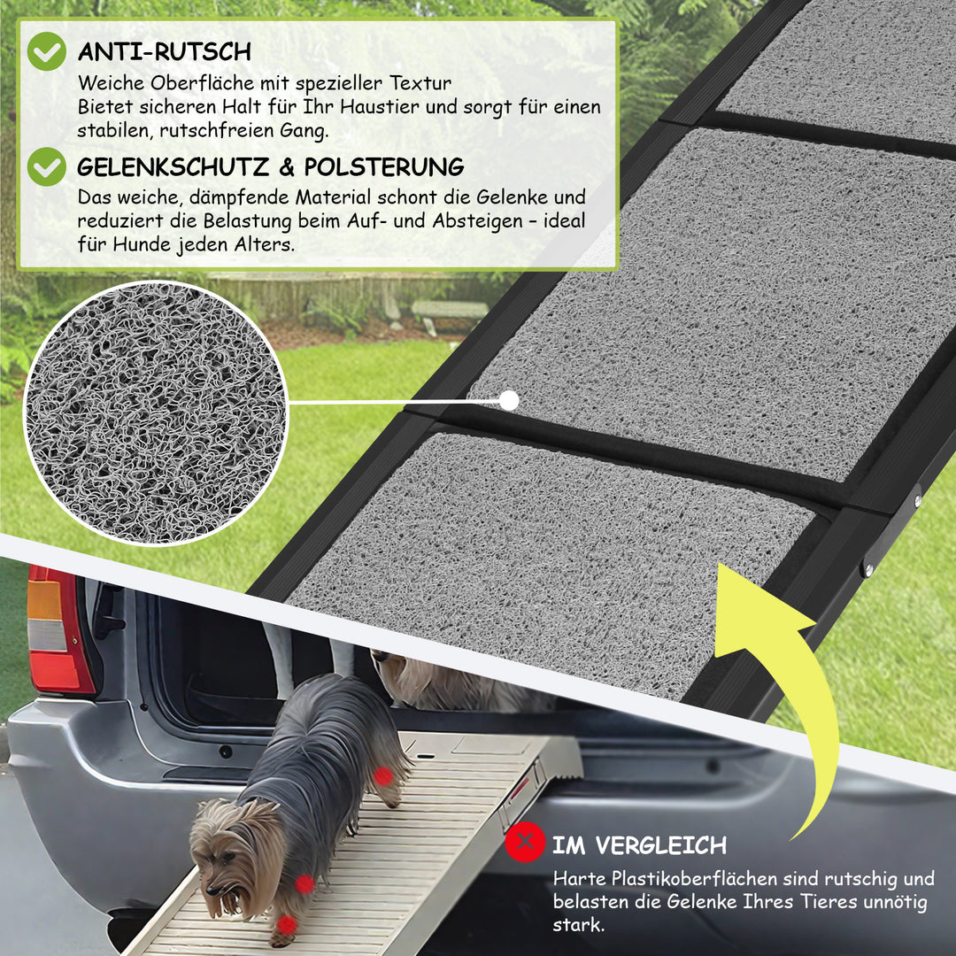Sonnewelt Faltbar Hundetreppe Hunderampe Haustier Aufstiegshilfe