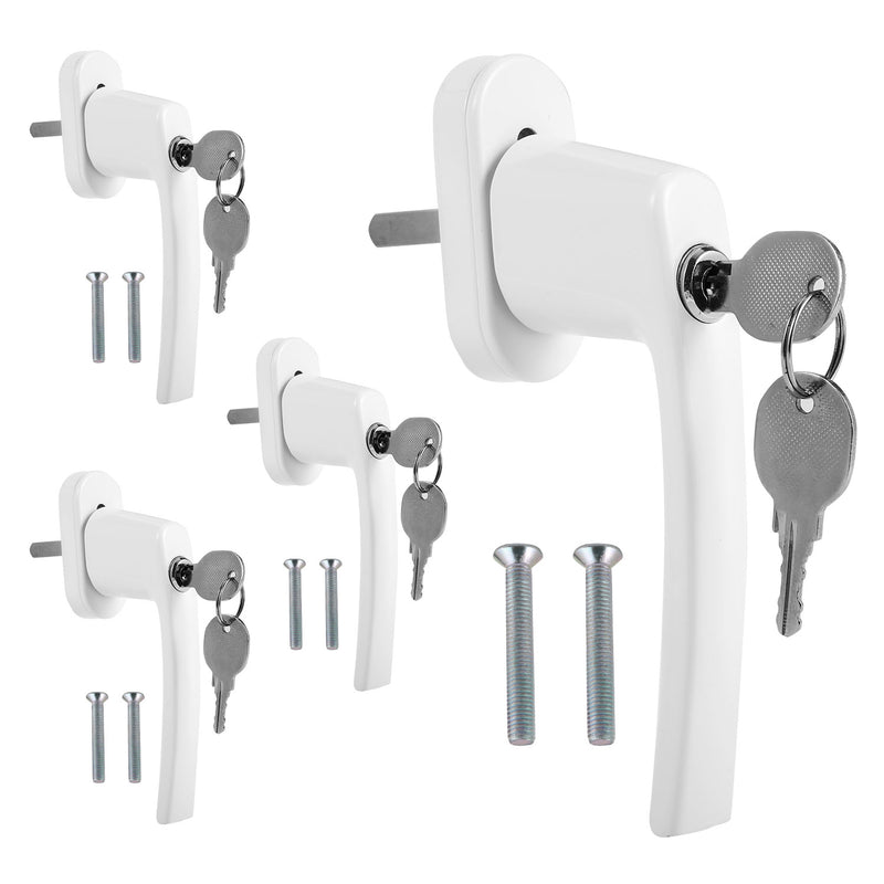 Sonnewelt Fenstergriff Abschließbar Aluminium mit Key