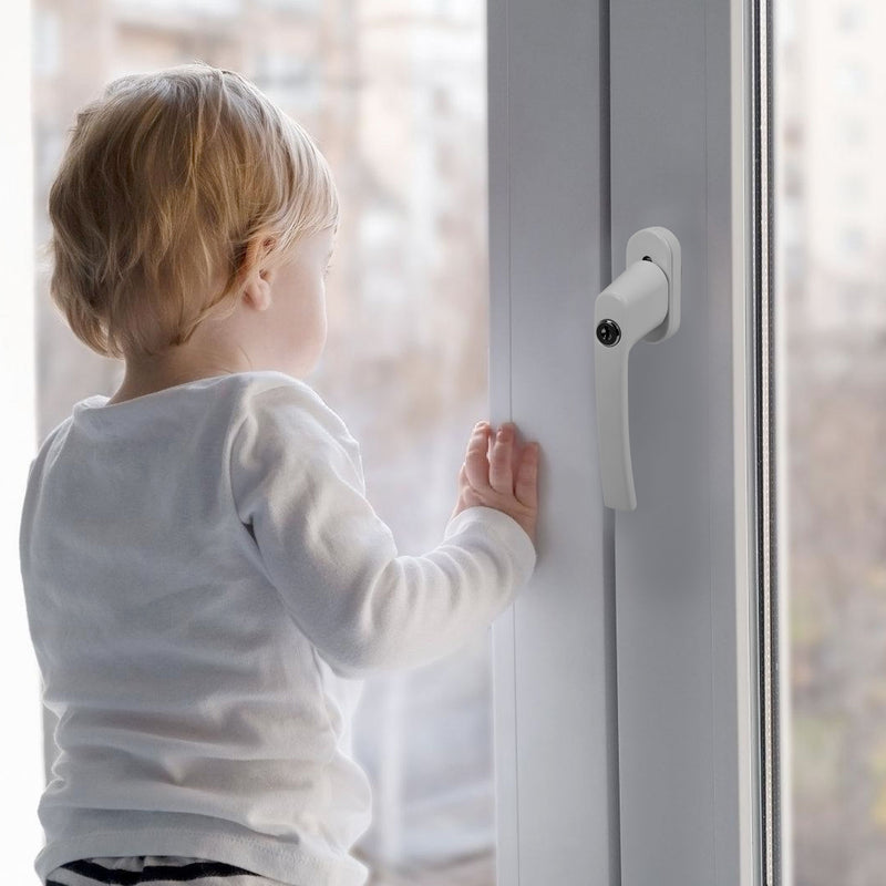 Sonnewelt Fenstergriff Abschließbar Aluminium mit Key