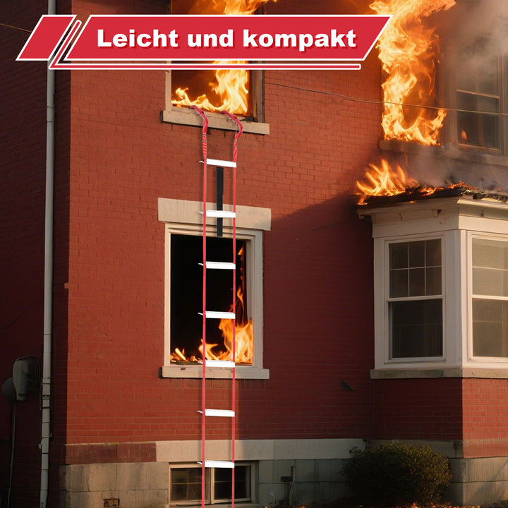 Sonnewelt Feuerleiter Rettungsleiter bis 4.5m Tragfähigkeit 450kg