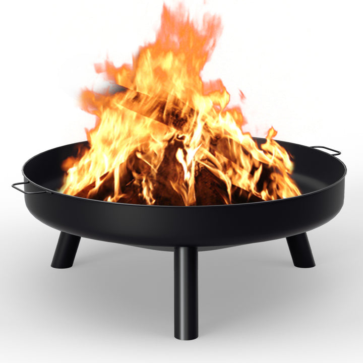 Sonnewelt Feuerschale Φ82,5cm Feuerstelle mit Griffen