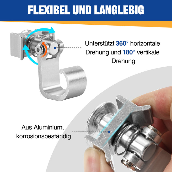 Sonnewelt 10x Fitting für Airlineschiene Endbeschlag