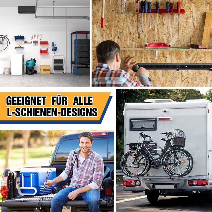 Sonnewelt 10x Fitting für Airlineschiene Endbeschlag