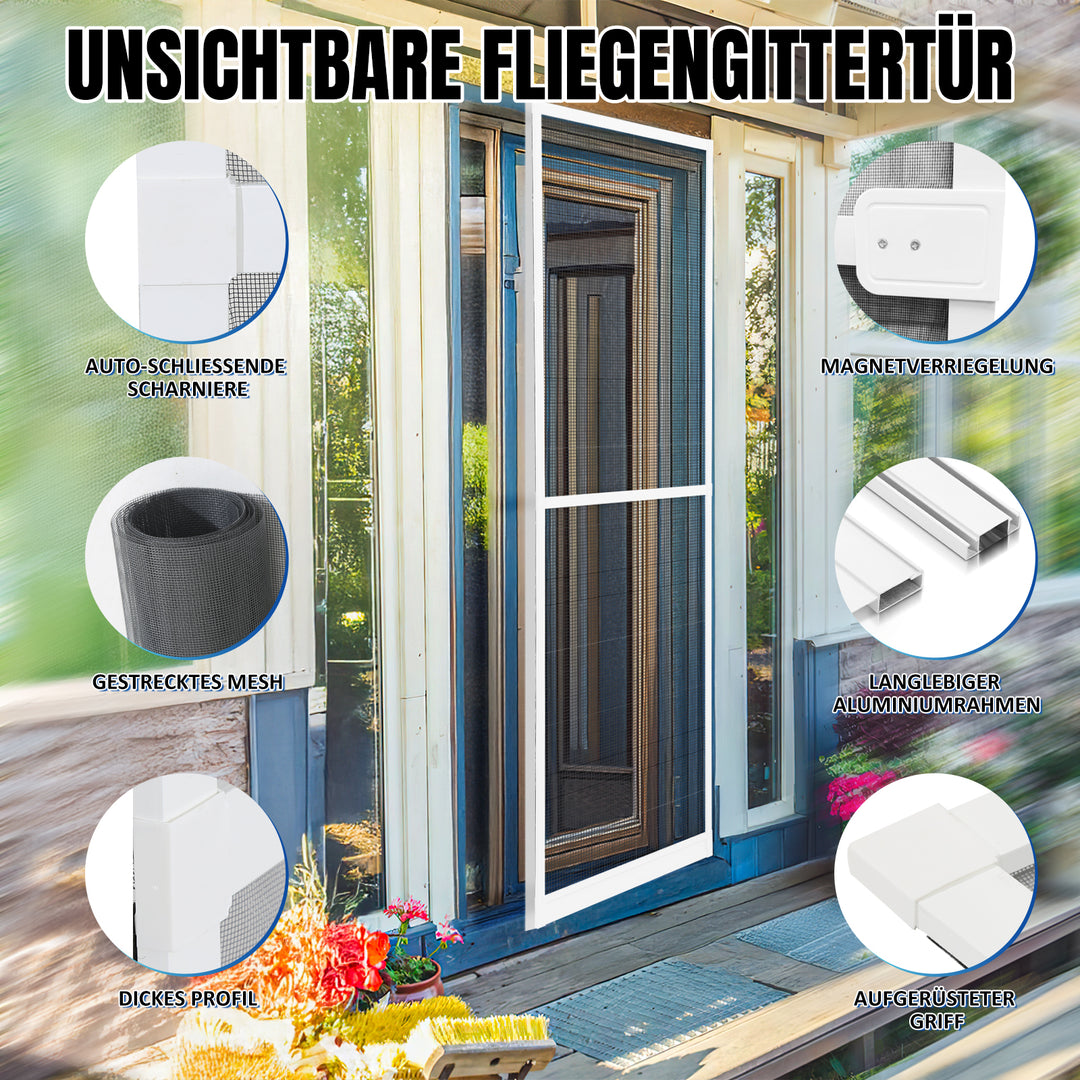 Sonnewelt Insektenschutz Fliegengitter Tür Alu