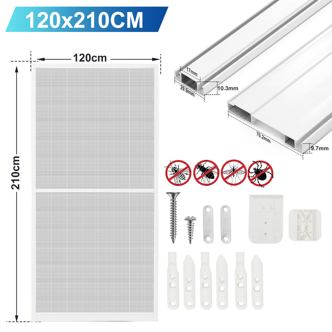 Sonnewelt Insektenschutz Fliegengitter Tür Alu