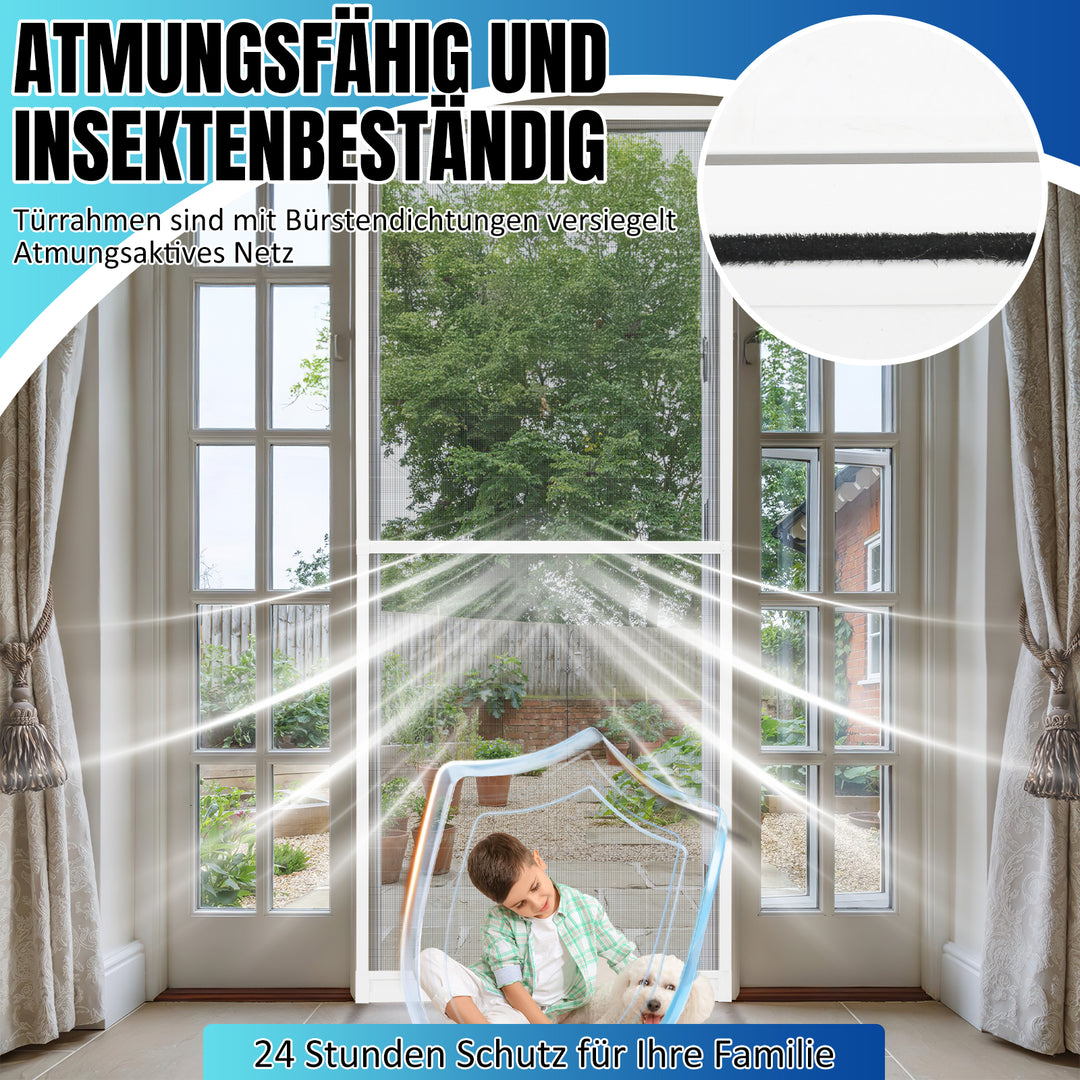 Sonnewelt Insektenschutz Fliegengitter Tür Alu