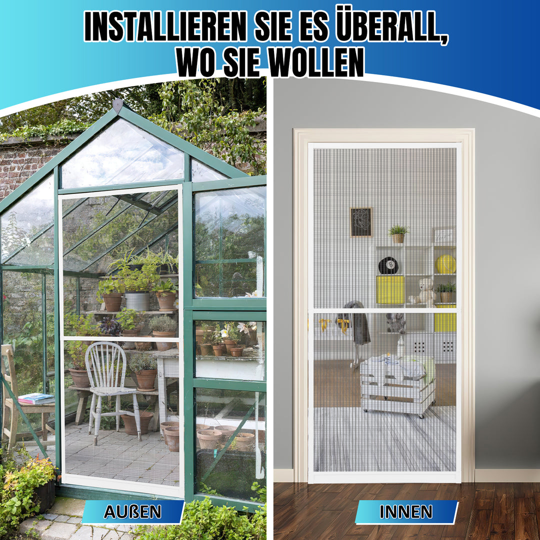 Sonnewelt Insektenschutz Fliegengitter Tür Alu