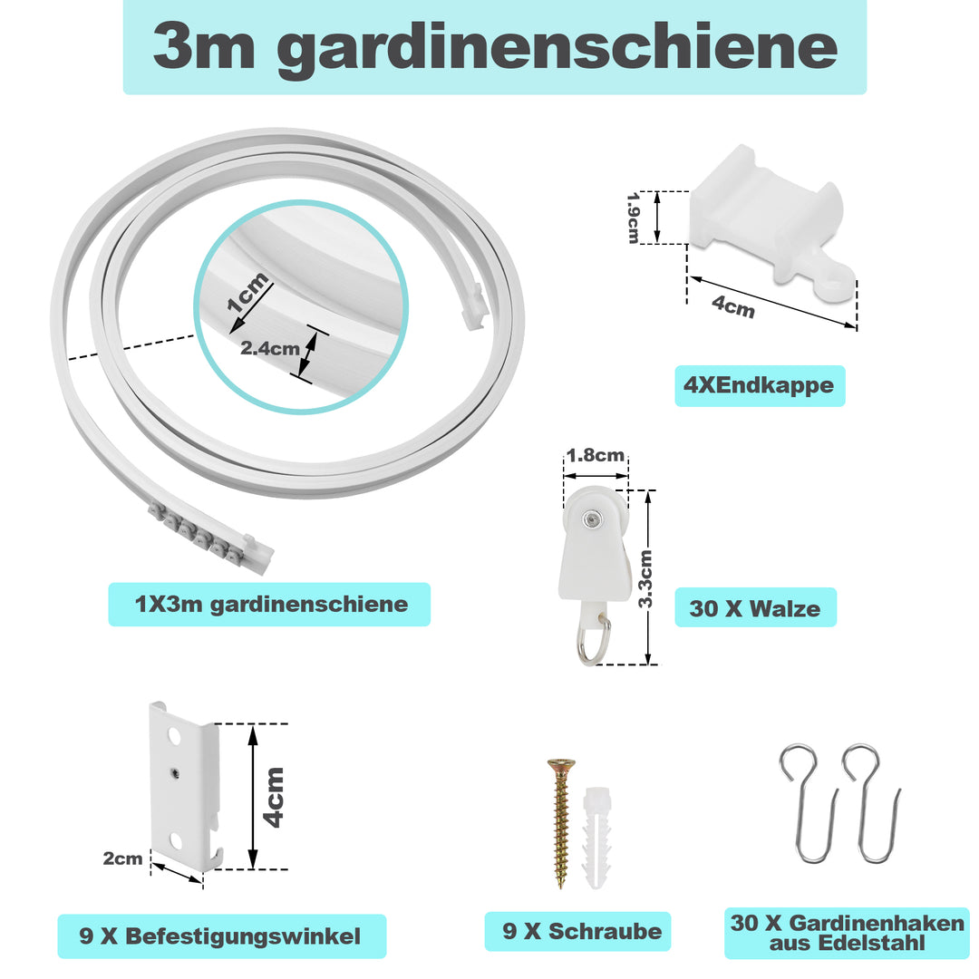 Gardinenschiene 