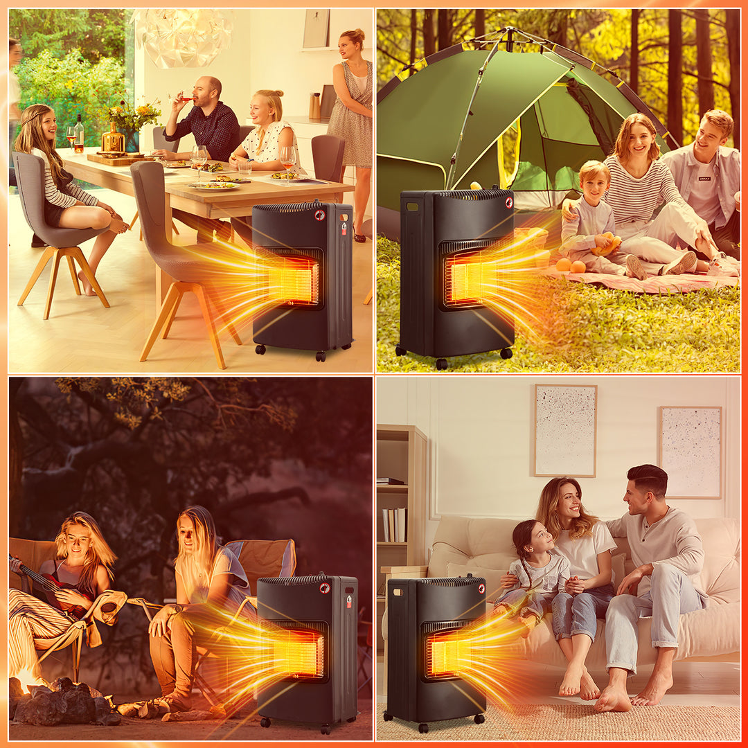 Sonnewelt Gasheizung Gasheizer 4,2 KW mit Gasdruckregler