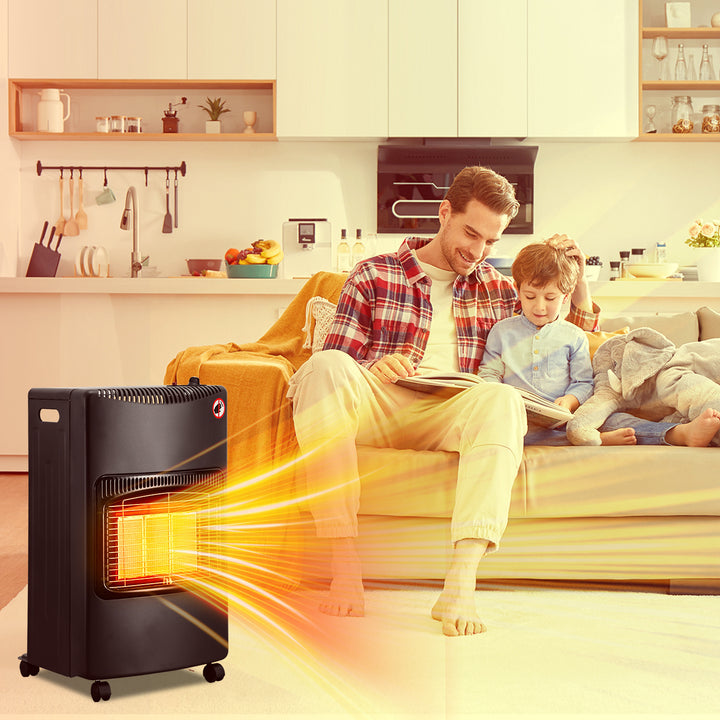 Sonnewelt Gasheizung Gasheizer 4,2 KW mit Gasdruckregler