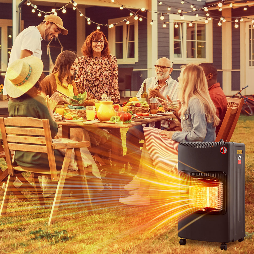 Sonnewelt Gasheizung Gasheizer 4,2 KW mit Gasdruckregler