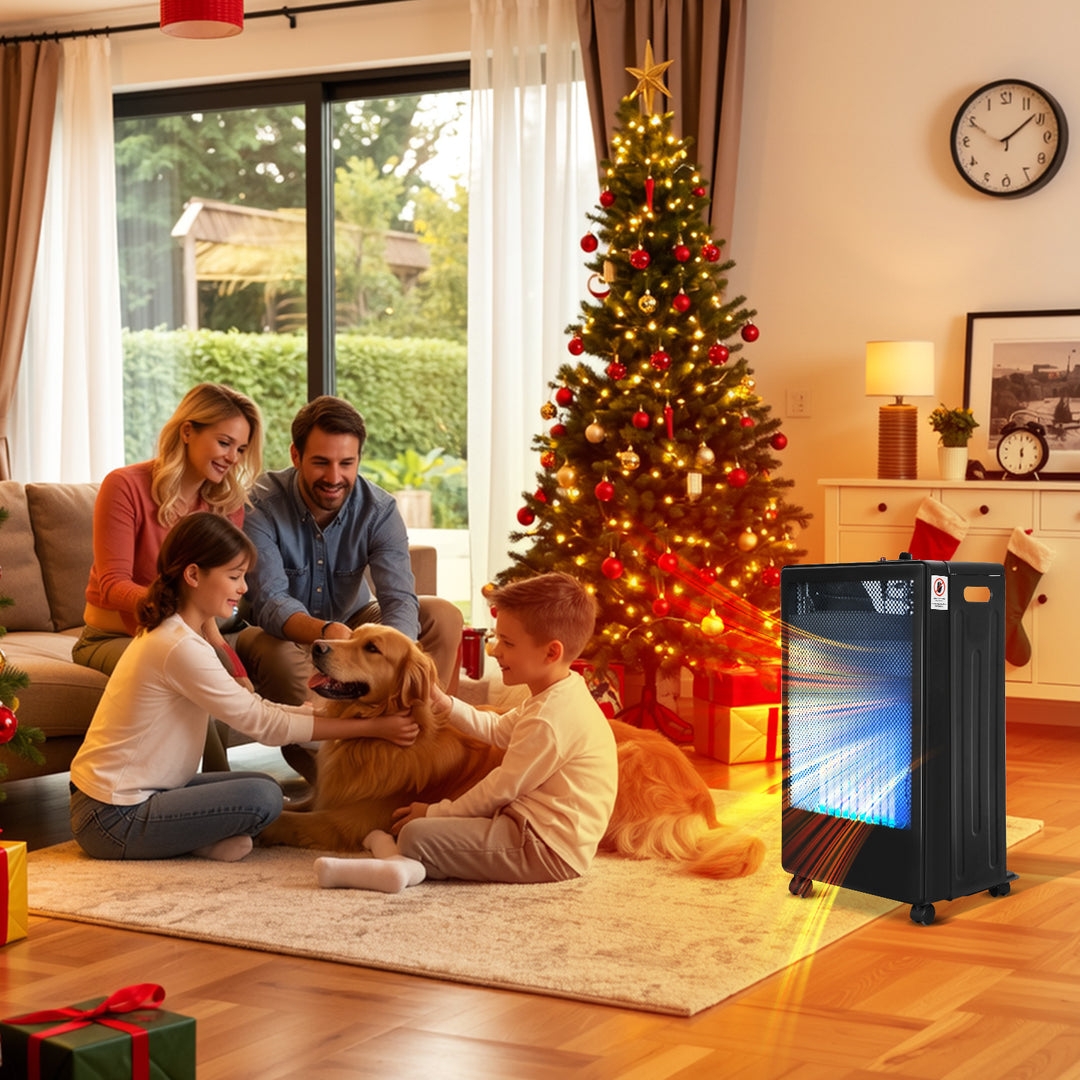 Sonnewelt Gasheizung 3800W Gasheizer für Gasflaschen Faltbarer mit EU Adapter