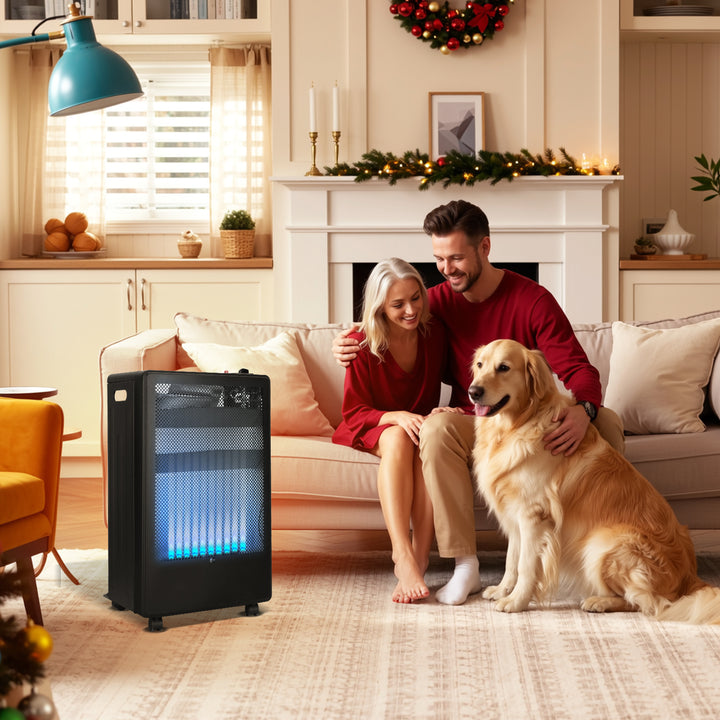 Sonnewelt Gasheizung 3800W Gasheizer für Gasflaschen Faltbarer mit EU Adapter