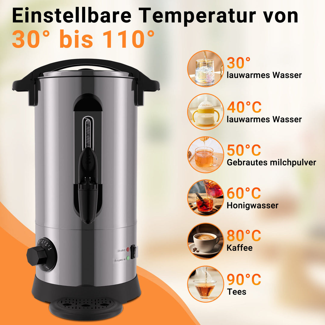 Sonnewelt hot water dispenser mulled wine cooker 8L