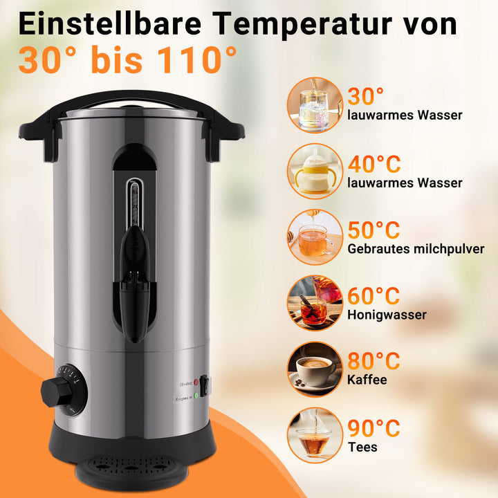 Sonnewelt hot water dispenser mulled wine cooker 8L