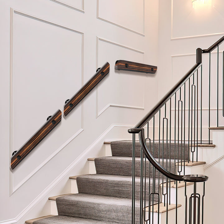 Sonnewelt Handlauf Treppengeländer Kiefernholz 60cm-200cm Brown