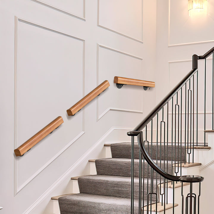 Sonnewelt Handlauf Treppengeländer Kiefernholz Halbrunde Wood