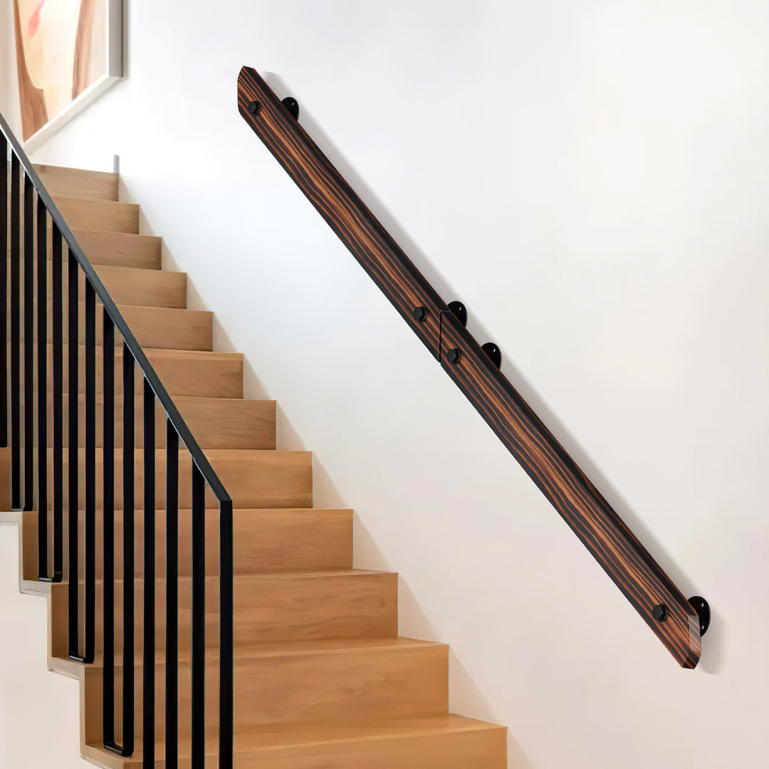 Sonnewelt Handlauf Treppengeländer Kiefernholz 60cm-200cm Brown