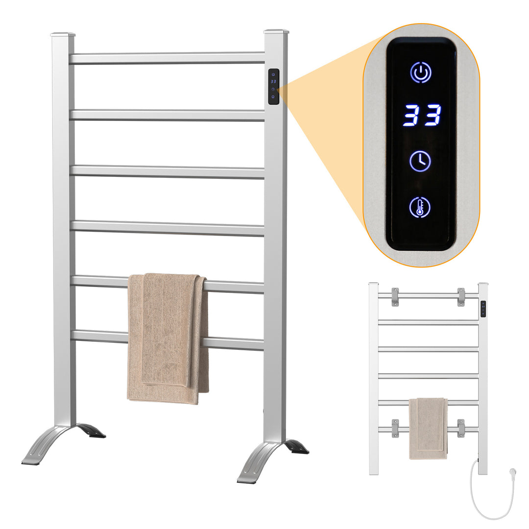 Sonnewelt Handtuchwärmer Elektrisch Heizkörper Wandmontiert und Standgerät 100W