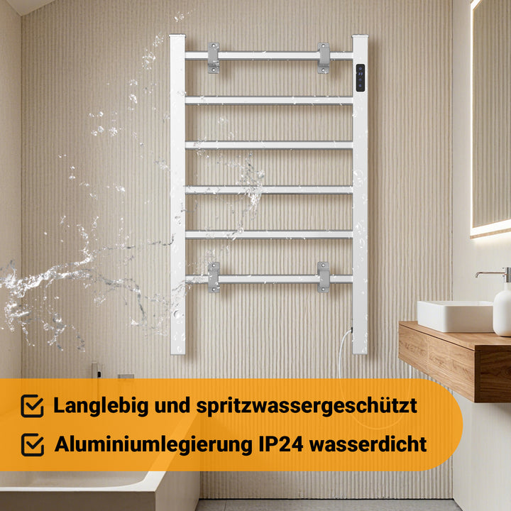 Sonnewelt Handtuchwärmer Elektrisch Heizkörper Wandmontiert und Standgerät 100W