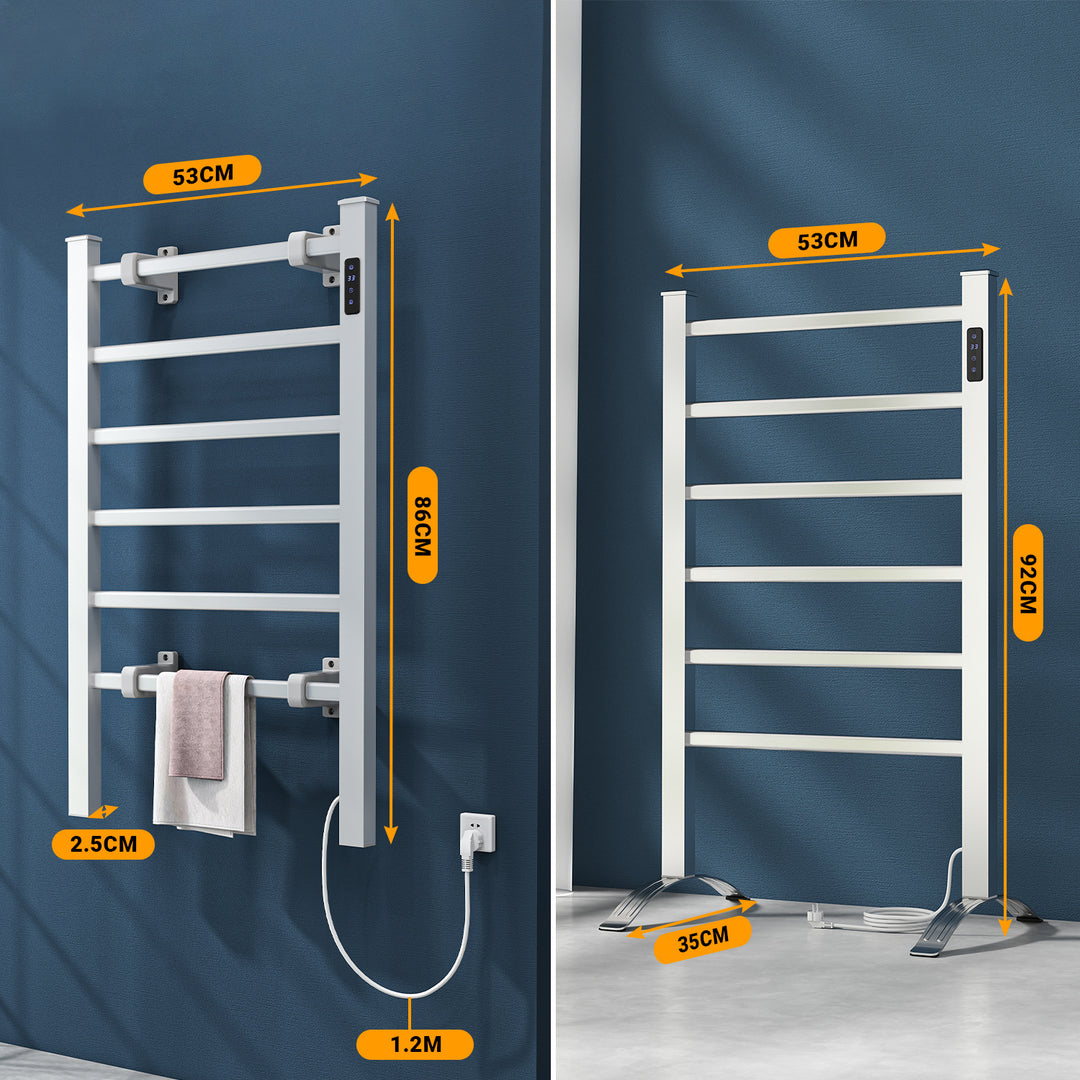 Sonnewelt Handtuchwärmer Elektrisch Heizkörper Wandmontiert und Standgerät 100W