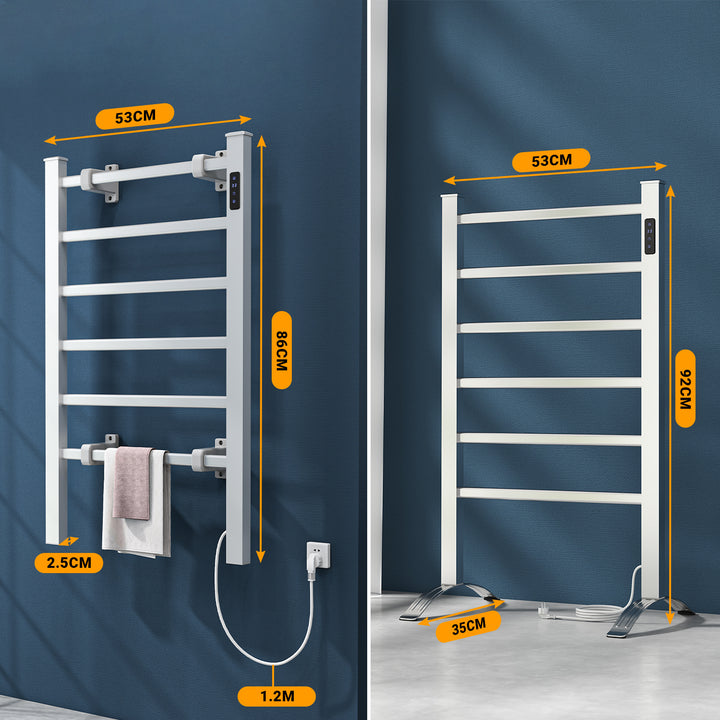 Sonnewelt Handtuchwärmer Elektrisch Heizkörper Wandmontiert und Standgerät 100W