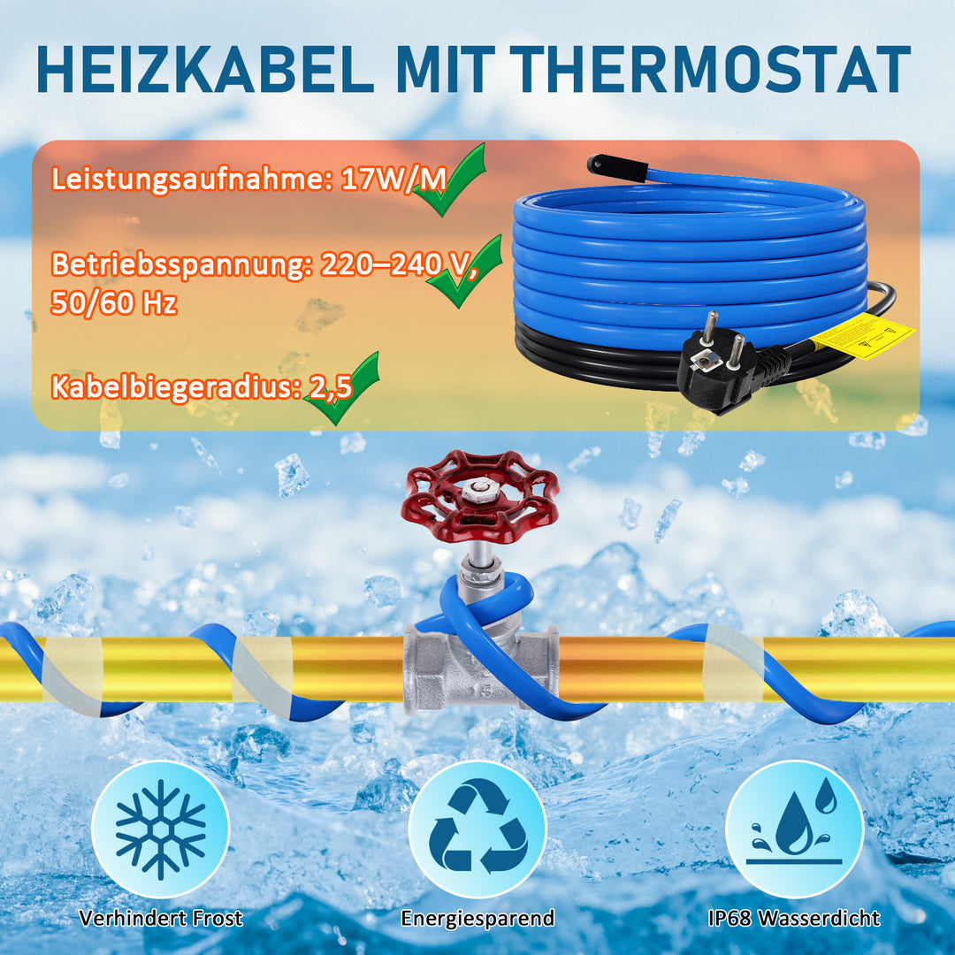 Sonnewelt Heizkabel Heizleitung Selbstregulierendes