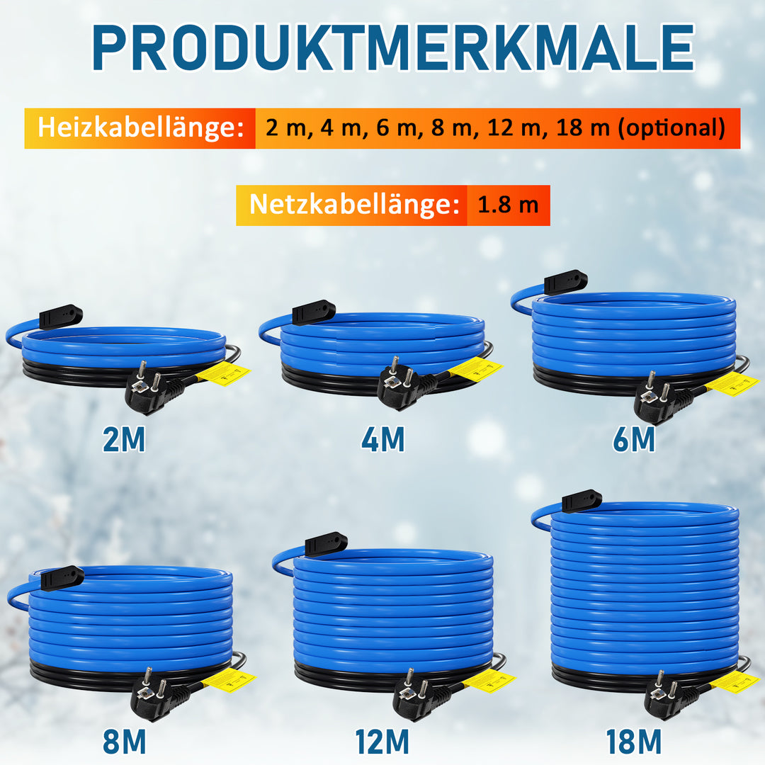 Sonnewelt Heizkabel Heizleitung Selbstregulierendes