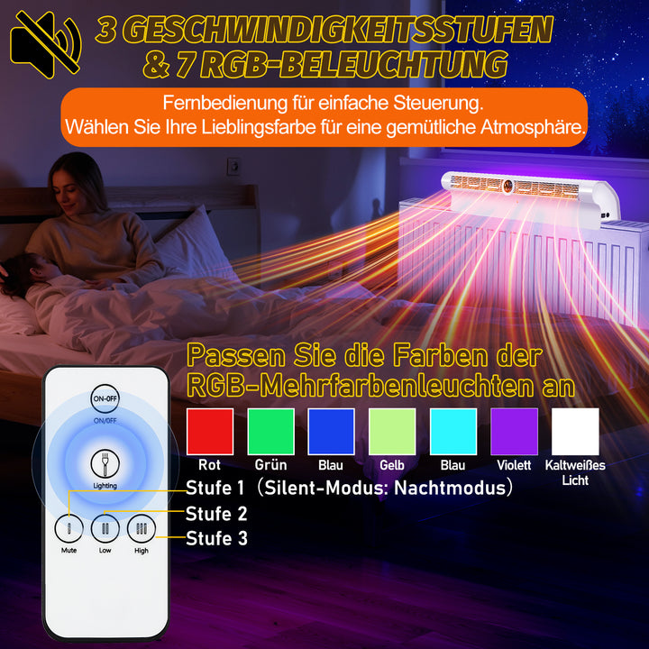 Sonnewelt Heizkörper Heizverstärker 6 Auslässen und Beleuchtung