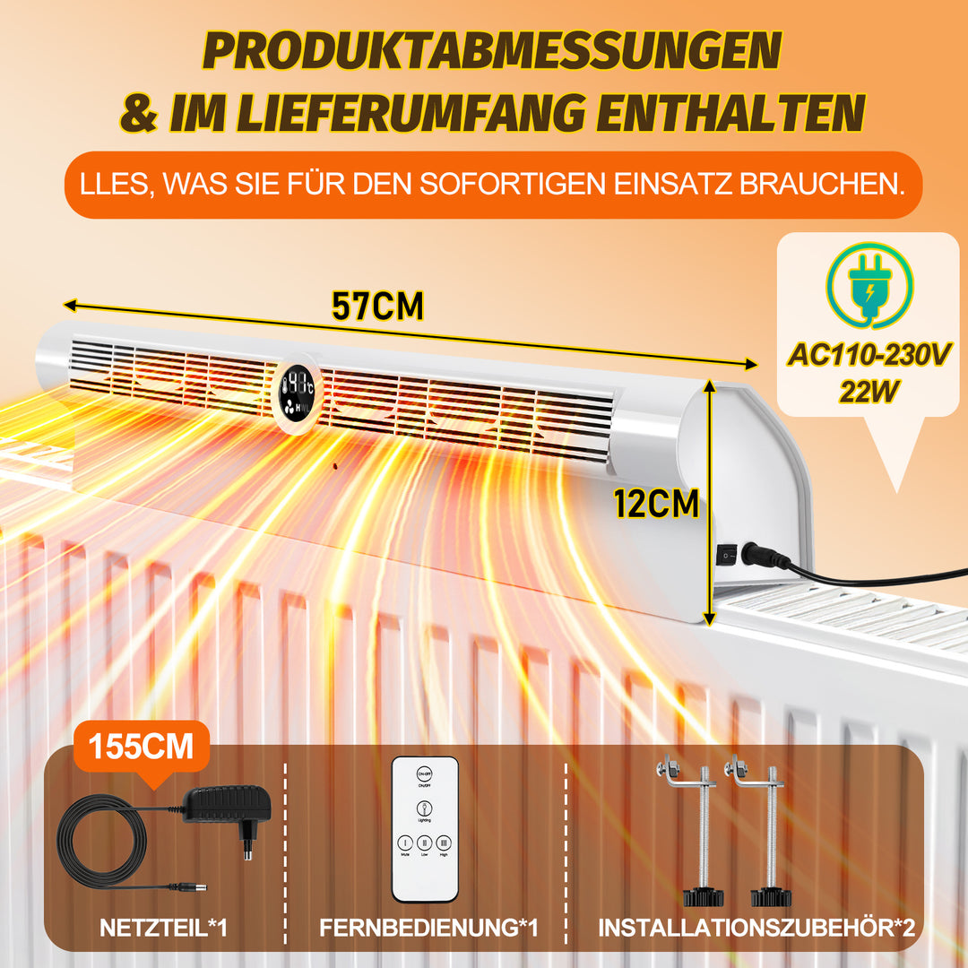 Sonnewelt Heizkörper Heizverstärker 6 Auslässen und Beleuchtung