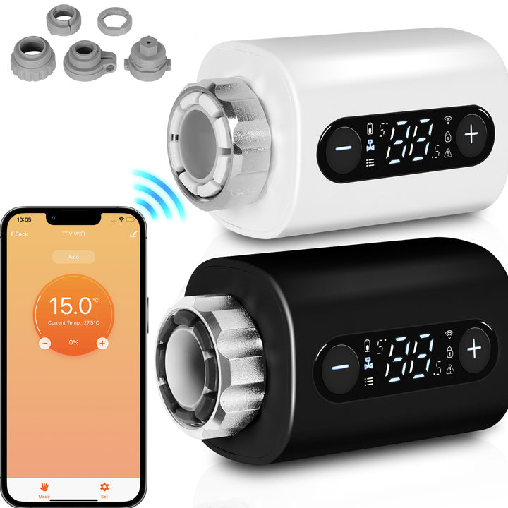 Sonnewelt Heizkörperthermostat Thermostatisches Heizkörperventil mit Ersatzkopf