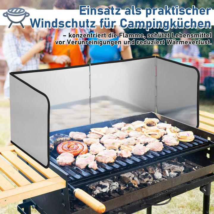 Sonnewelt Herd-Spritzschutz Spritzschutzgerät Faltbares