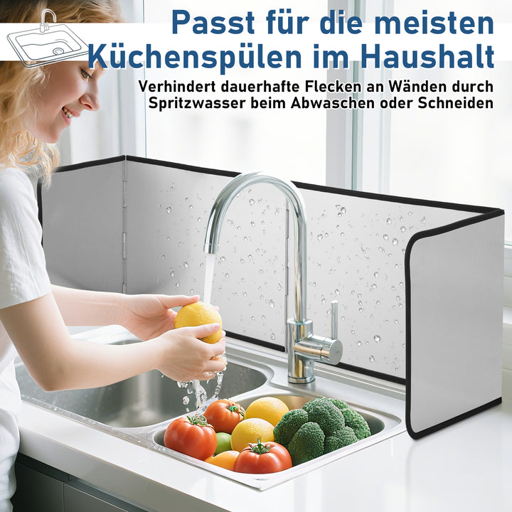Sonnewelt Herd-Spritzschutz Spritzschutzgerät Faltbares