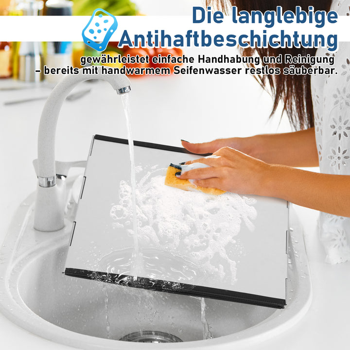 Sonnewelt Herd-Spritzschutz Spritzschutzgerät Faltbares