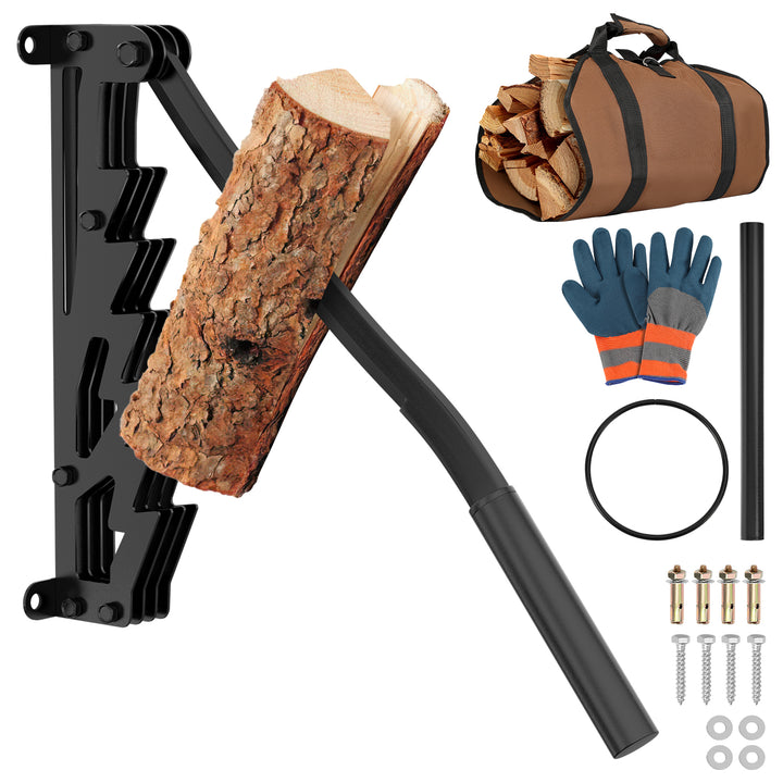 Sonnewelt Manueller Holzspalter Wandhalterung mit Abziehbar Griff
