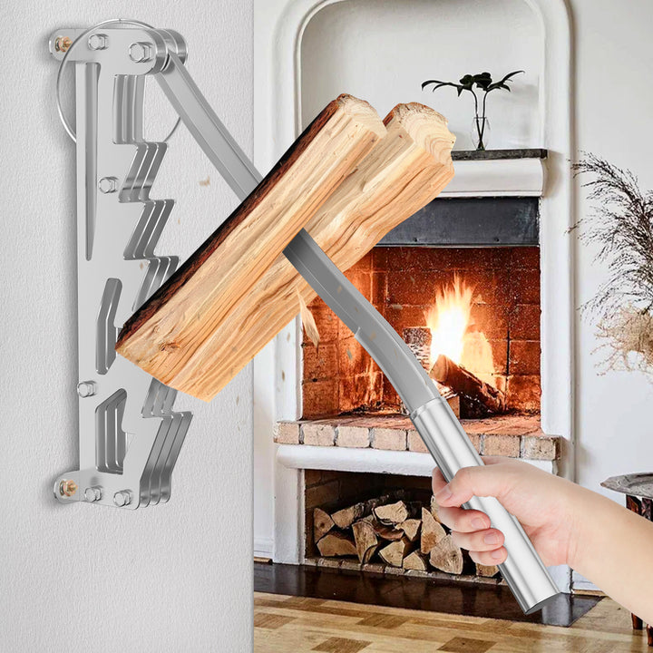 Sonnewelt Manueller Holzspalter Wandhalterung mit Abziehbar Griff