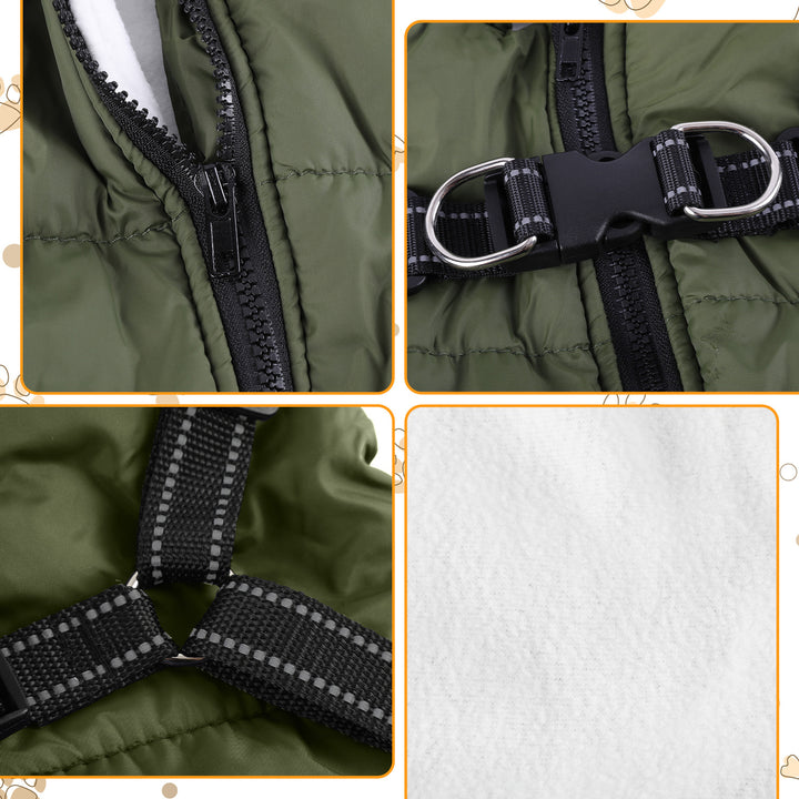 Sonnewelt Hundemantel Hundeweste Hundejacke Wintermantel