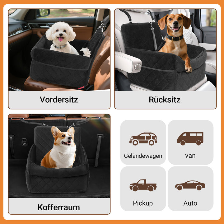 Sonnewelt Hundesitz Auto Hundeautositz bis 50kg